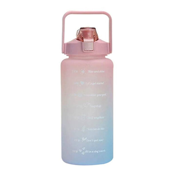 BOTELLA DE AGUA MOTIVACIONAL DEPORTIVA 2L