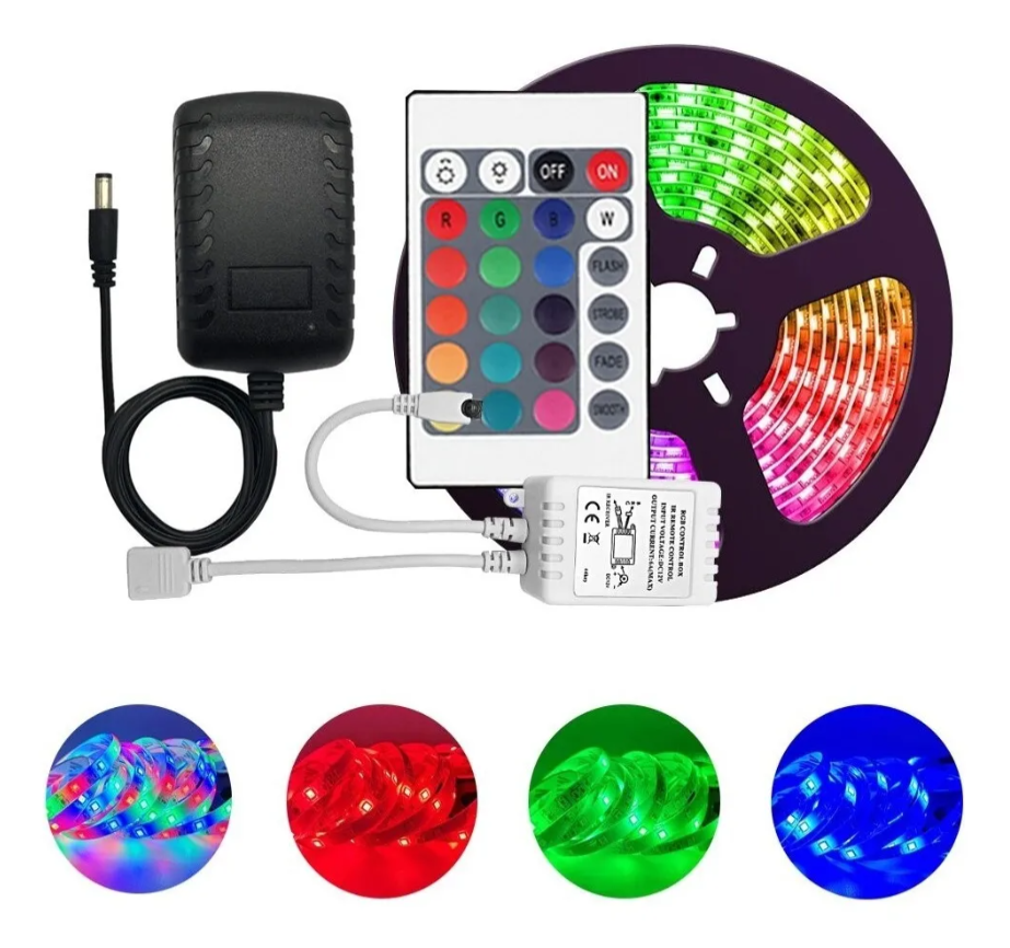 ROLLO LED 5050 RGB USB C/CONTROL P/TV